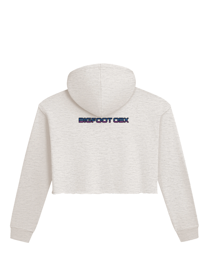 Destination Bigfoot Bronco Synthwave Bella+Canvas Fleece Women's Crop Hoodie (Multiple Colors Available) product image (11)