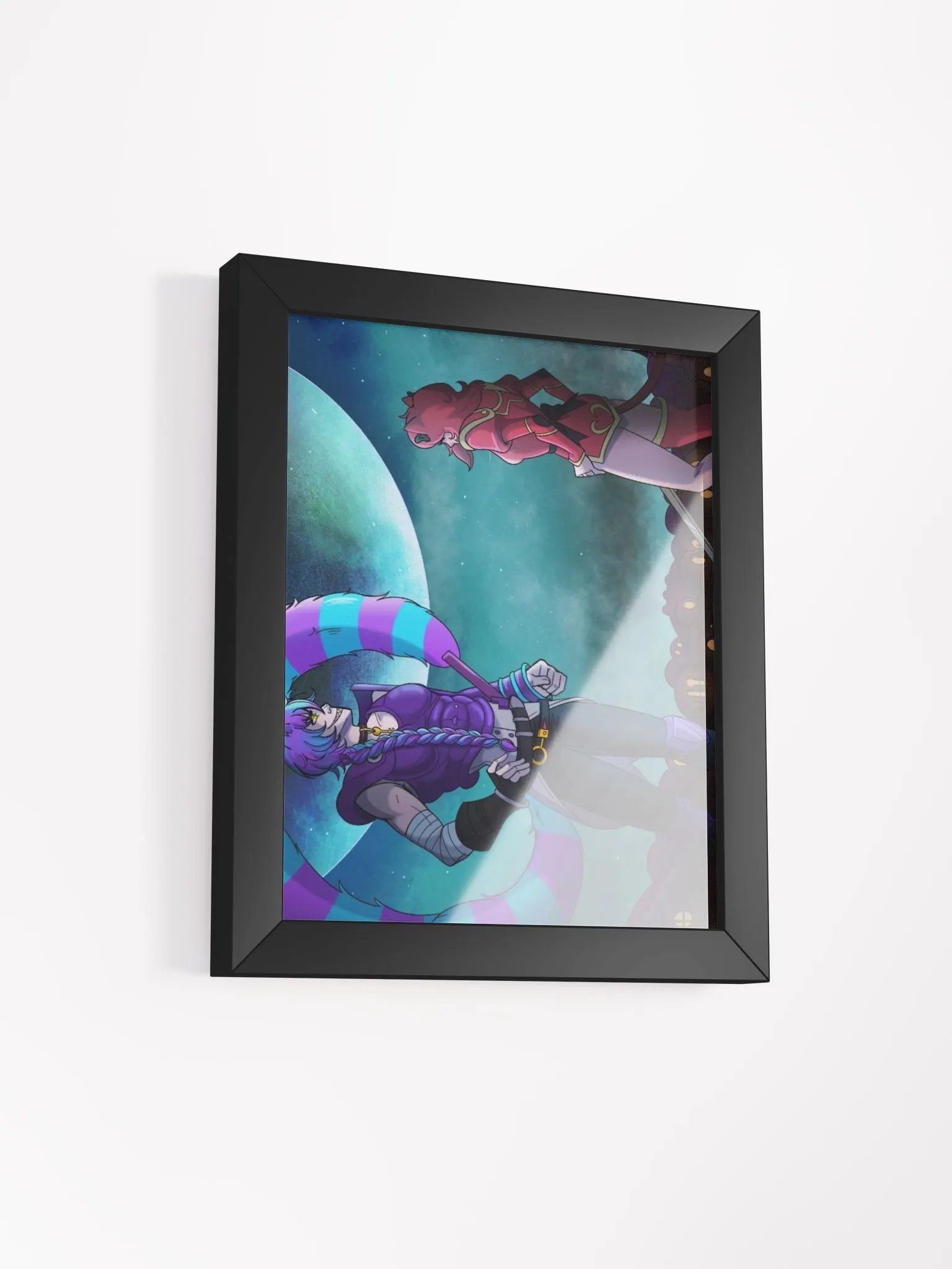 Xeshire and Erza Dragoon Framed Poster product image (2)