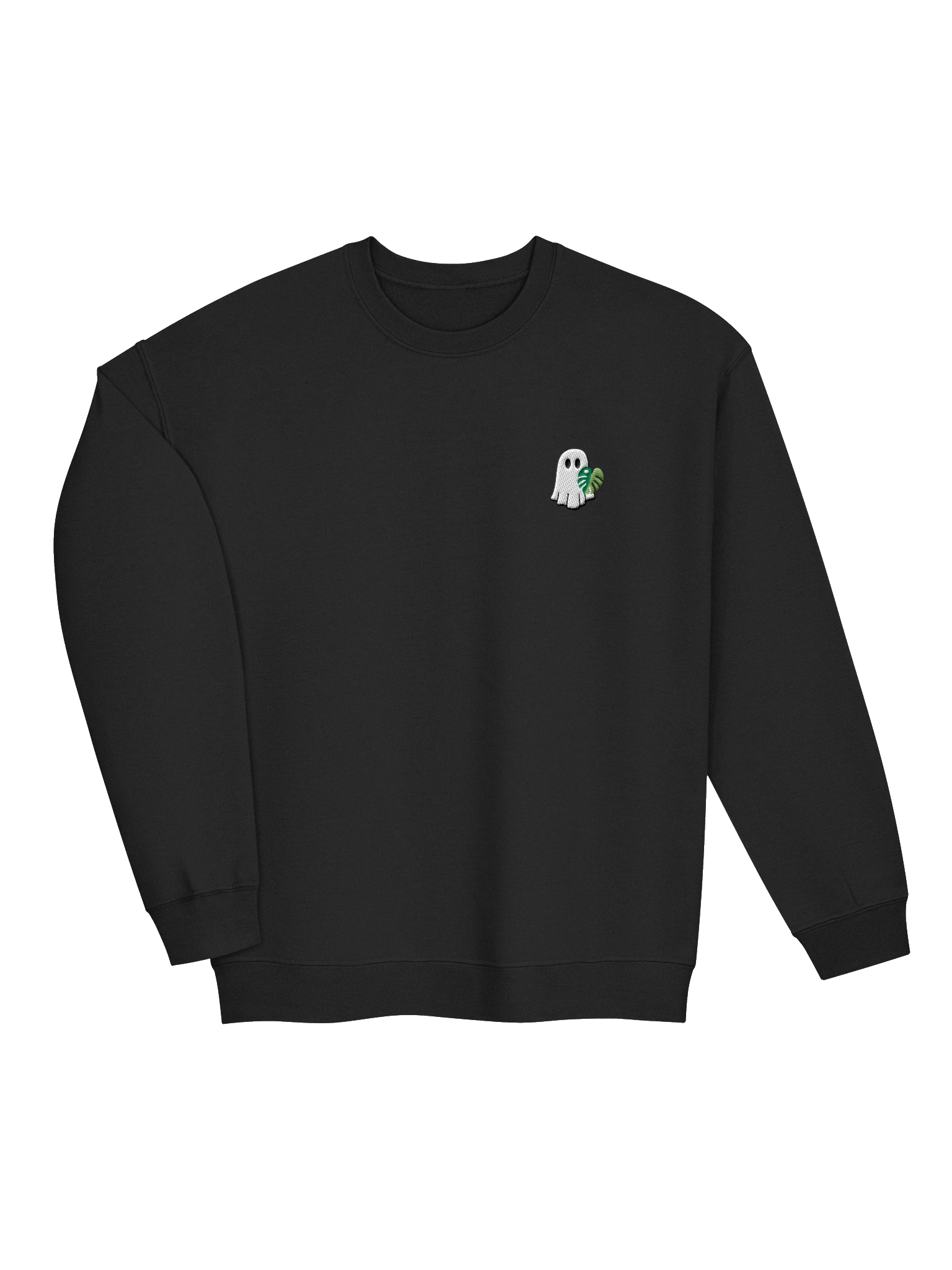 monstera ghostie embroidered crewneck product image (3)