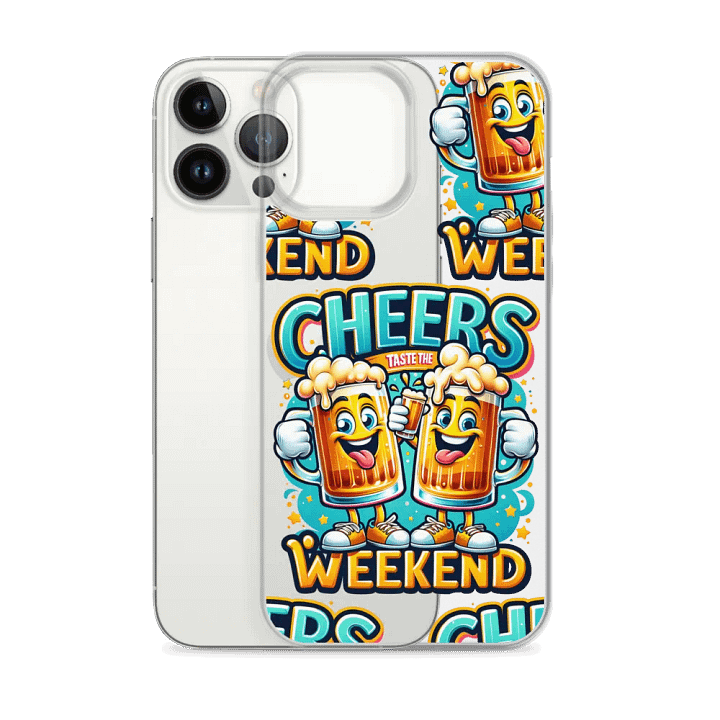Cheers Taste the Weekend Phone Case – Beer Glass Design – Fun and Protective Phone Cover product image (16)