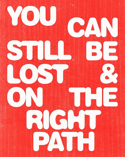 been thinking about this a lot and have come to the conclusion that you’ll get to where you need to go on your own time and a...