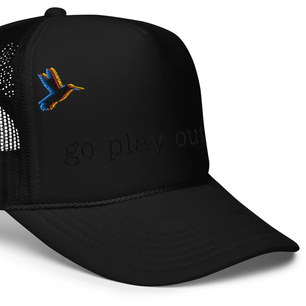 Play Outside Embroidered Trucker Hat product image (5)