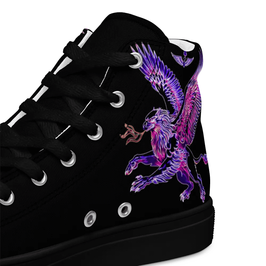 Gripen Flying Magenta//Griffin/Men's High Top Canvas Shoes by Allcolor product image (1)