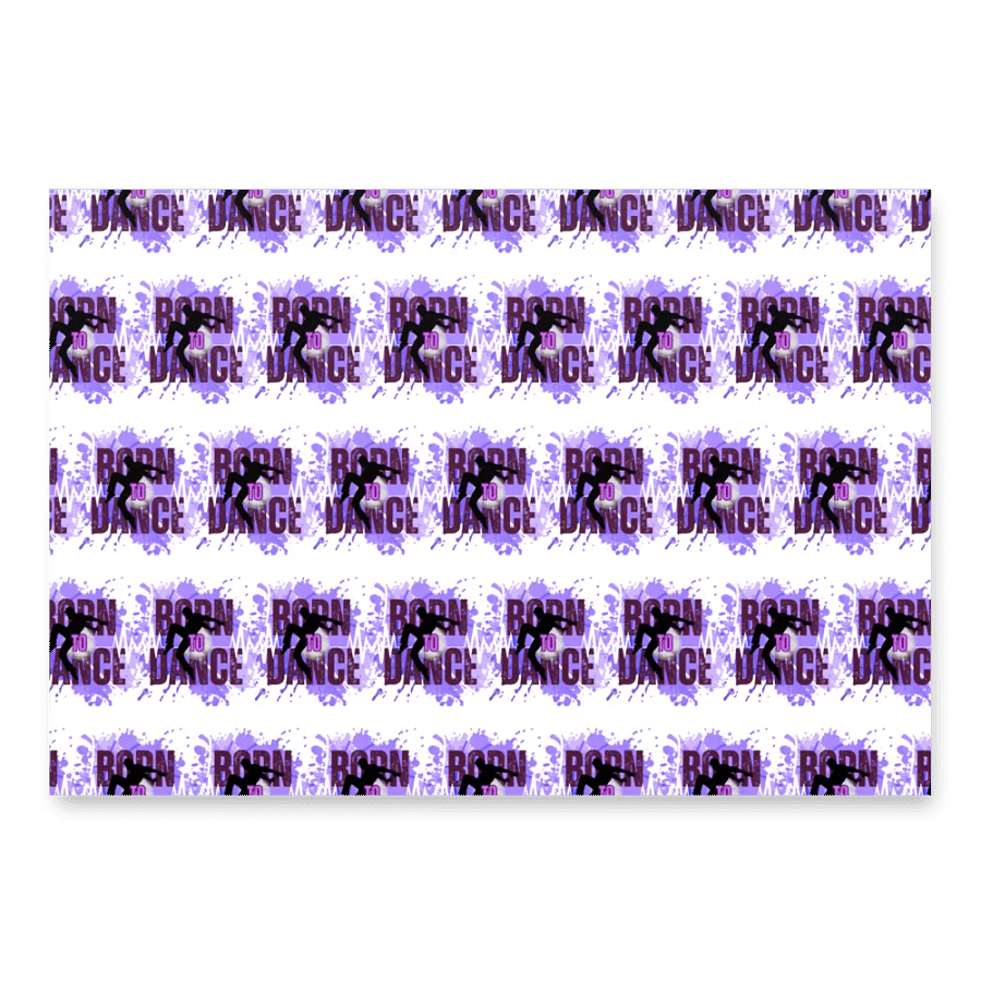 Born To Dance His Silhouette Wrapping Paper Set product image (3)