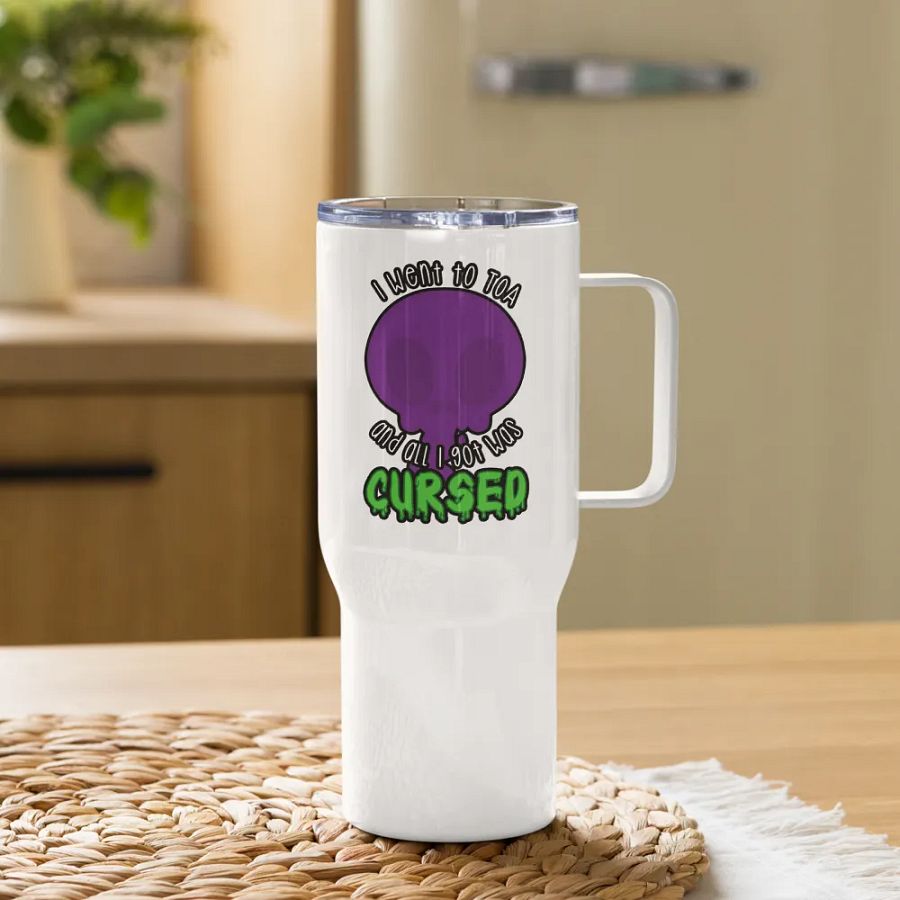 All I Got Was Cursed - Demon Hunter - Travel Mug w/Handle product image (11)