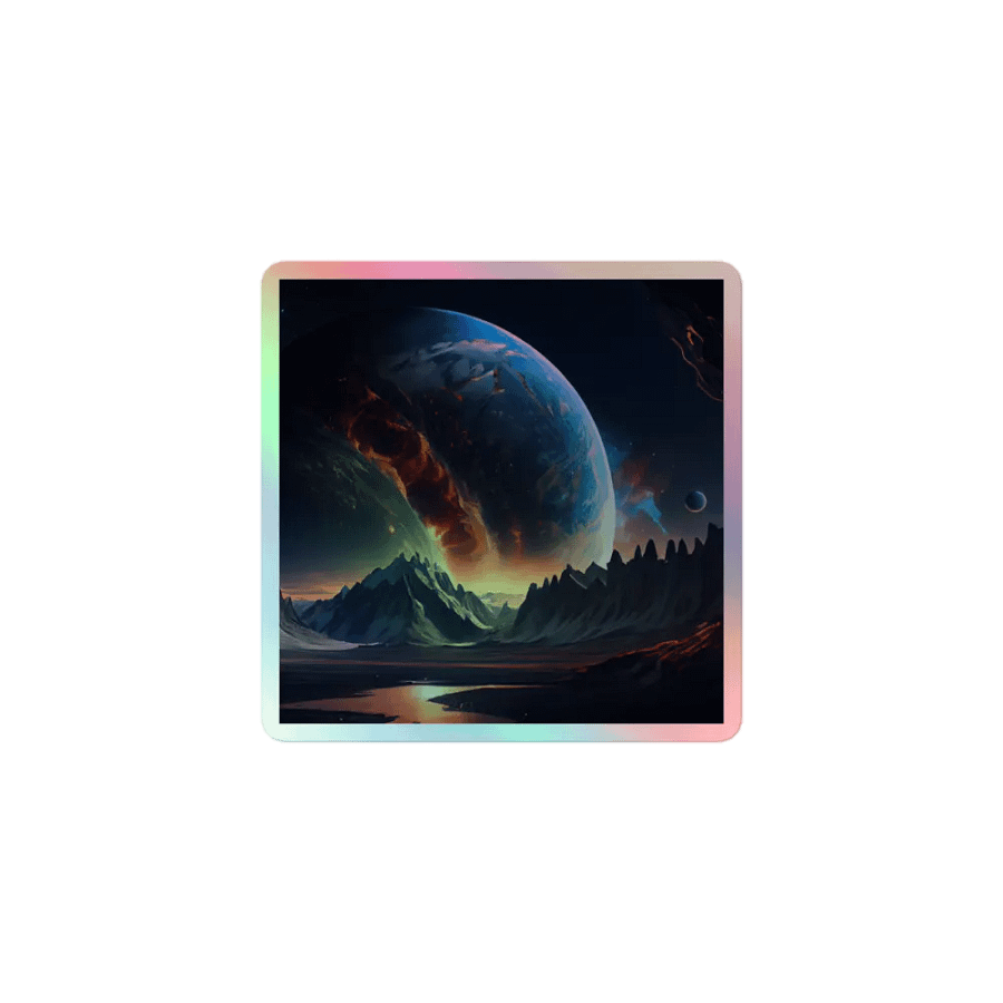 Sticker of a Alien World product image (1)