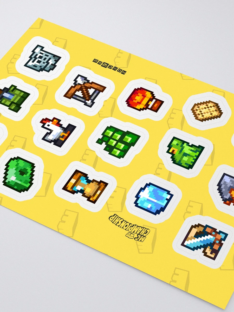 MC Championship Game Sprites Sticker Sheet product image (3)