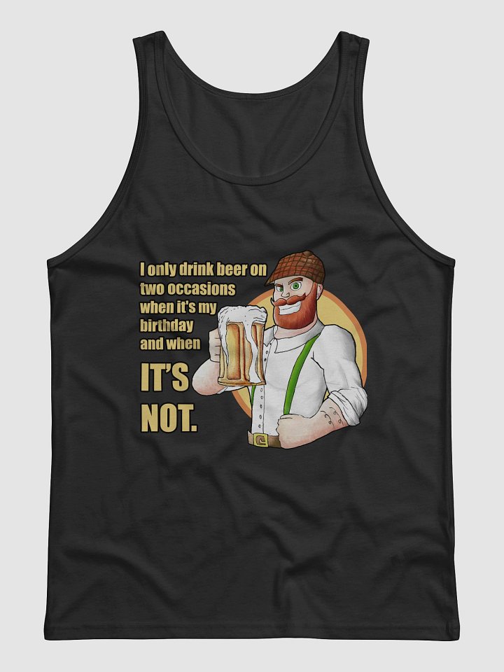 Beer Lad 3 tank top front product image (1)