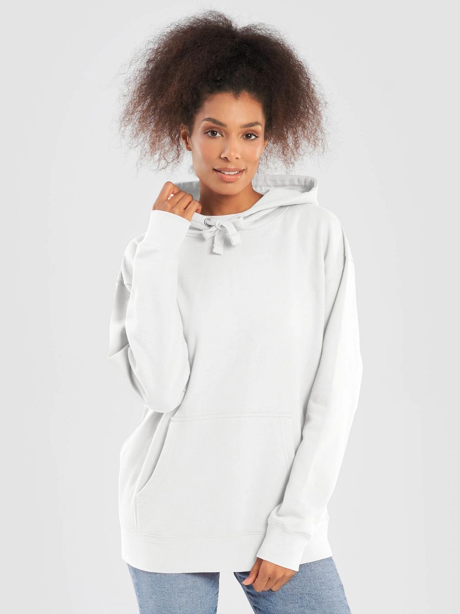 Plain Color White Hoodie product image (1)