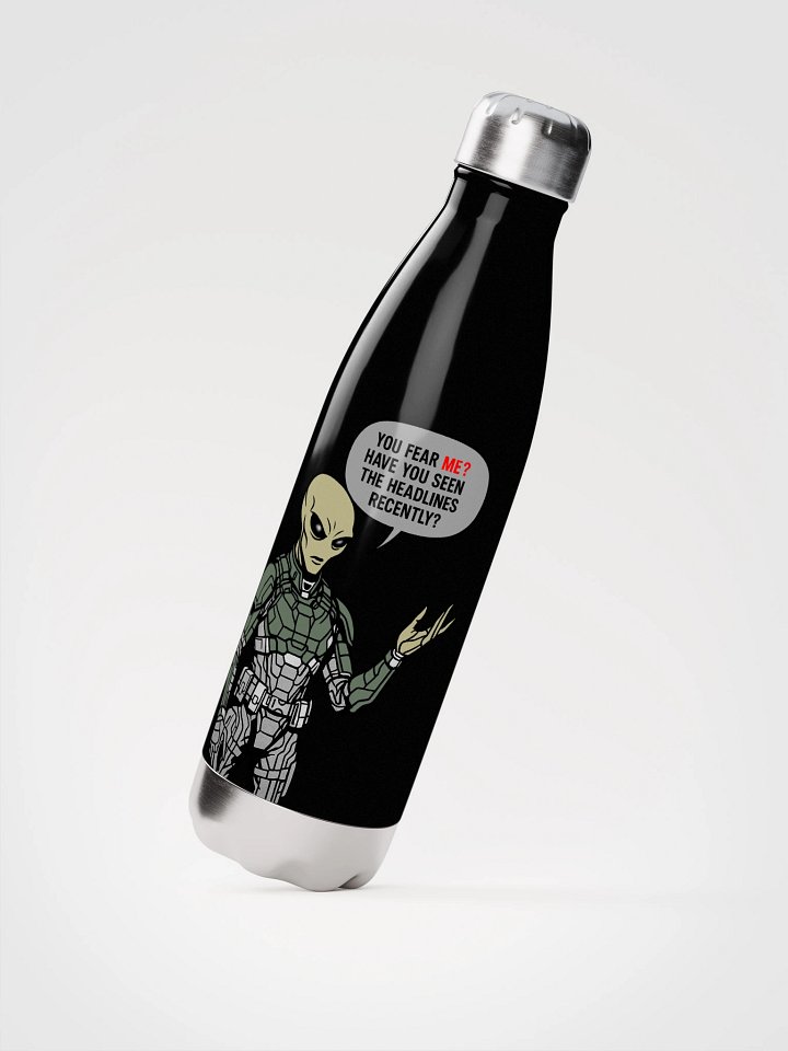 Offended Alien Metal Water Bottle product image (2)