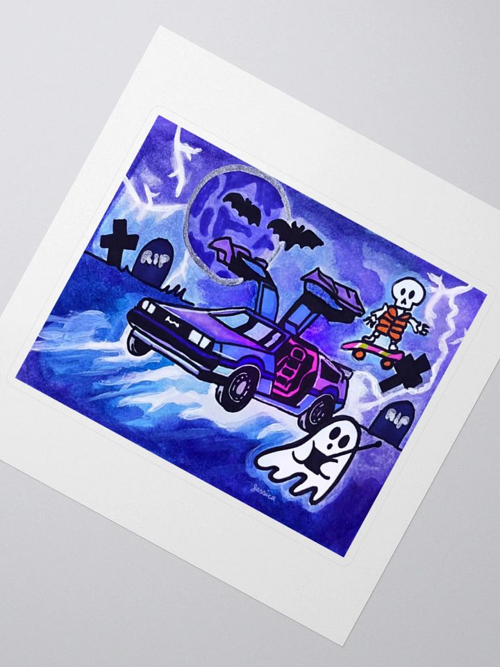 Spooky Speed Machine Sticker product image (2)