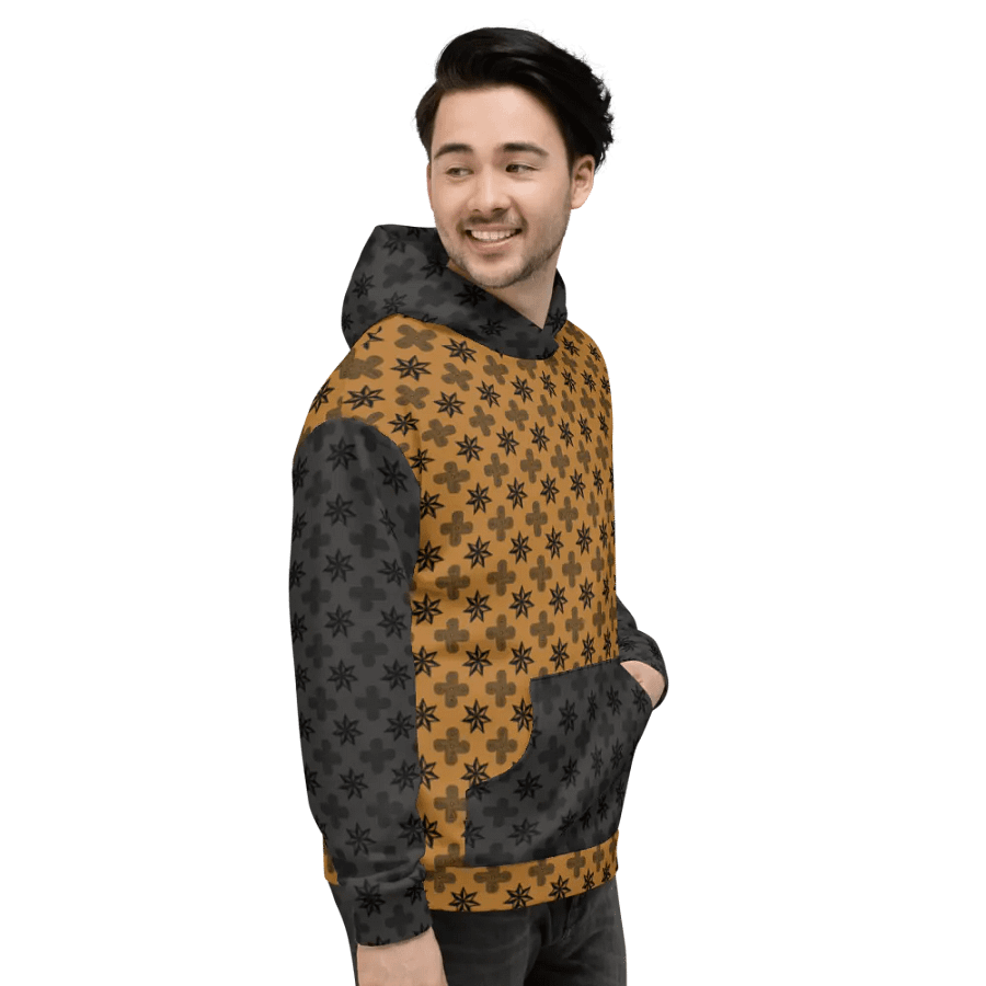 Two Tone Hoodie Black and Gold product image (6)