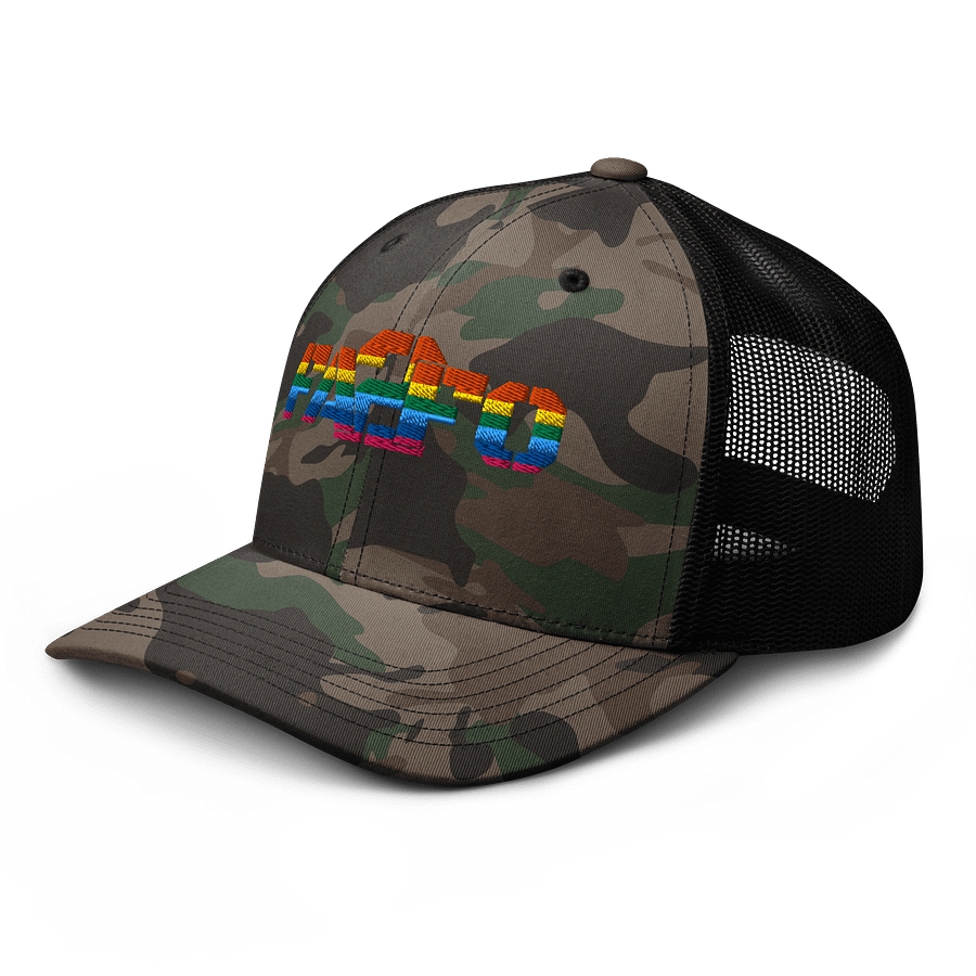 Pride FA2FO Camo Trucker Hat product image (6)
