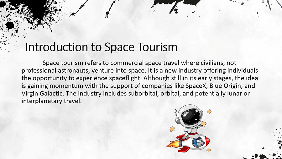 Space Tourism Presentation product image (2)
