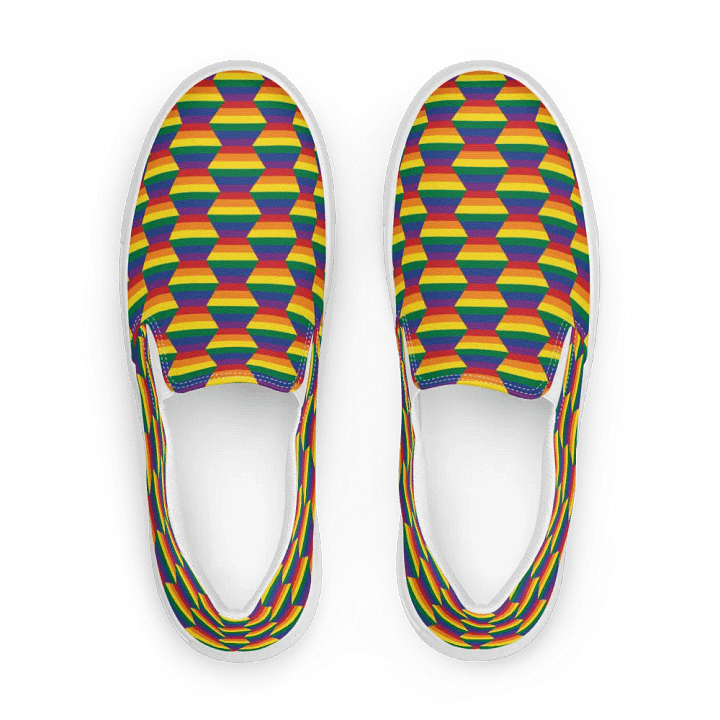 Mens Slip On Canvas - Rainbow product image (1)