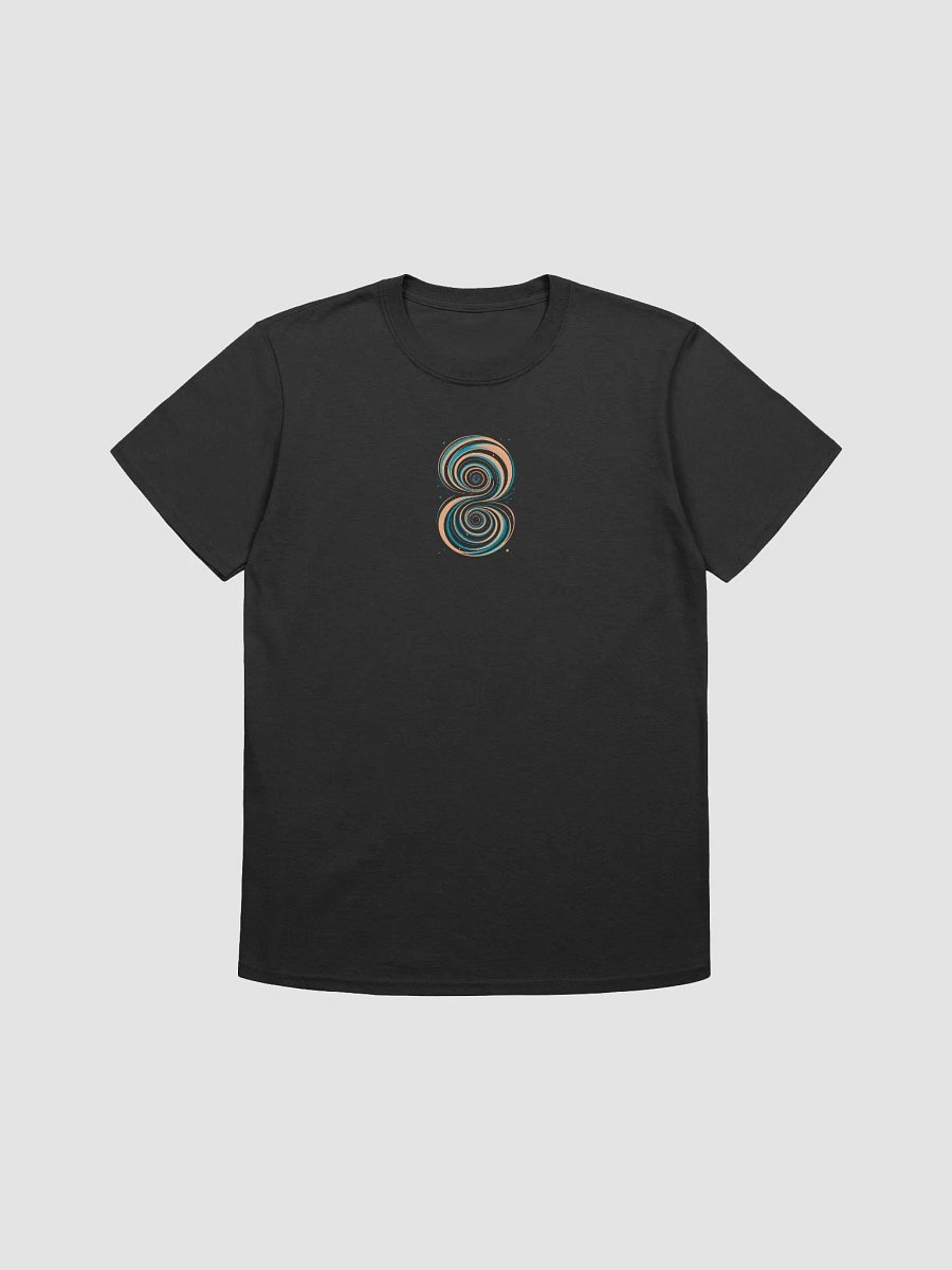Copper Swirl Unisex T-Shirt for EDM and music festivals. product image (2)