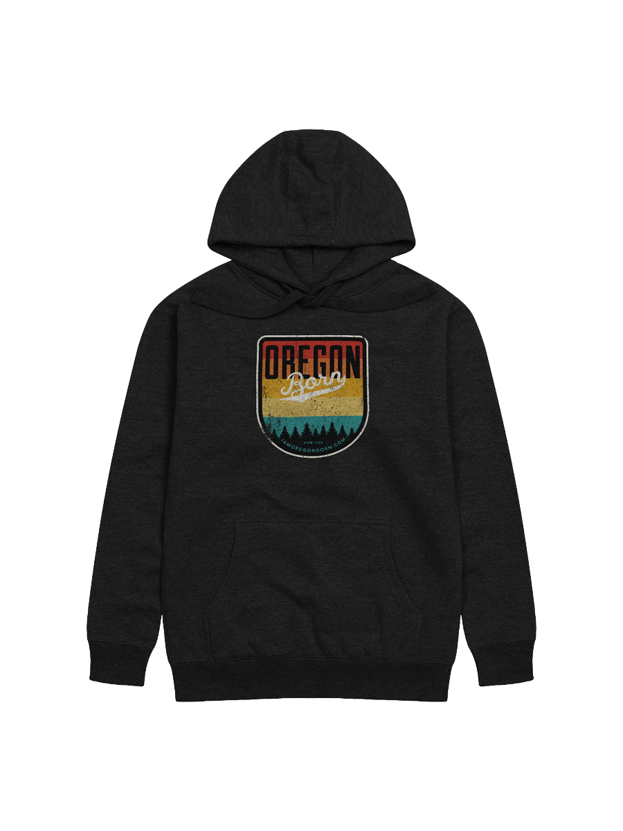Oregon Born Vintage Shield Hoodie product image (1)