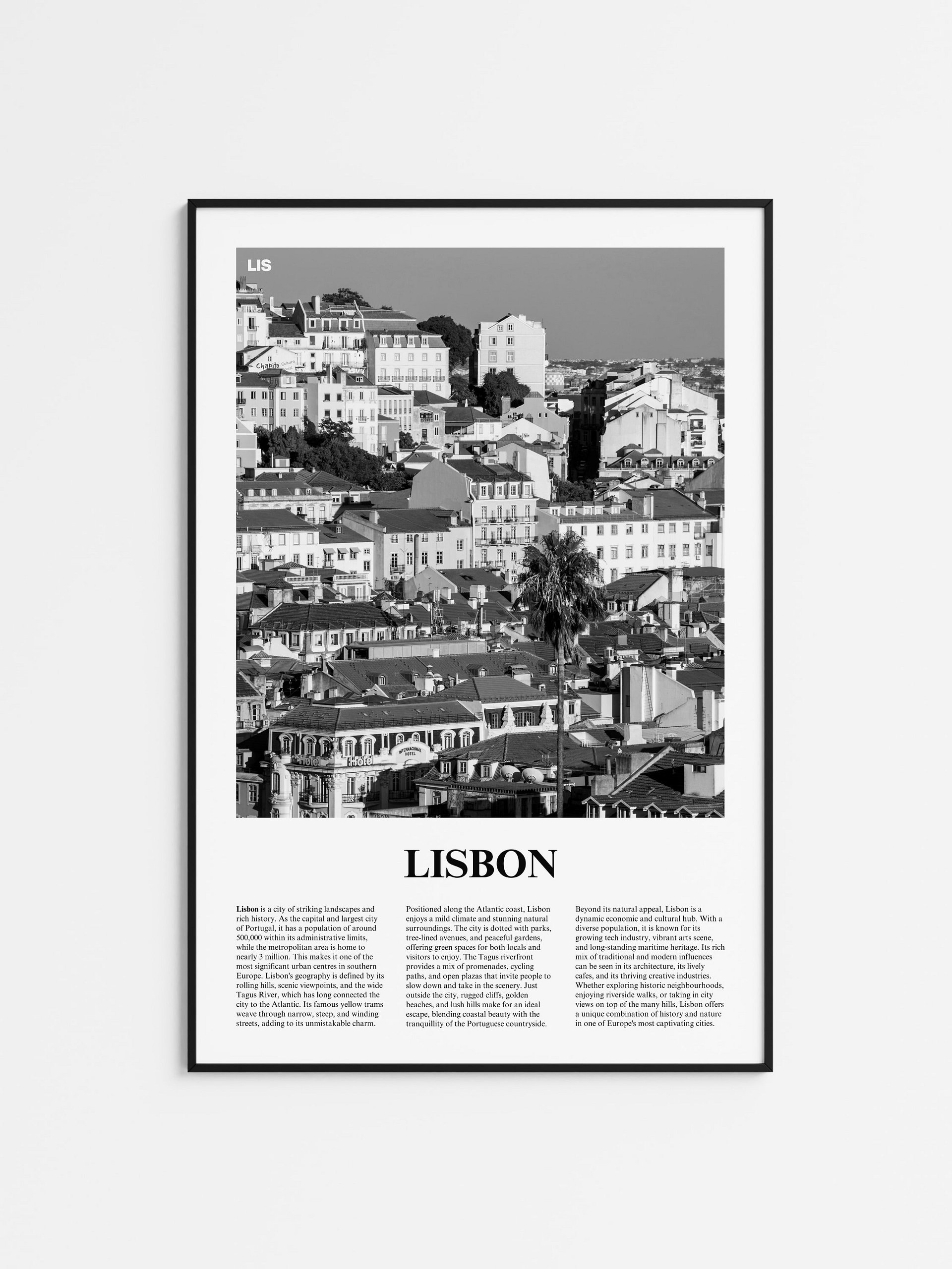 Lisbon 04 Newspaper Poster product image (1)