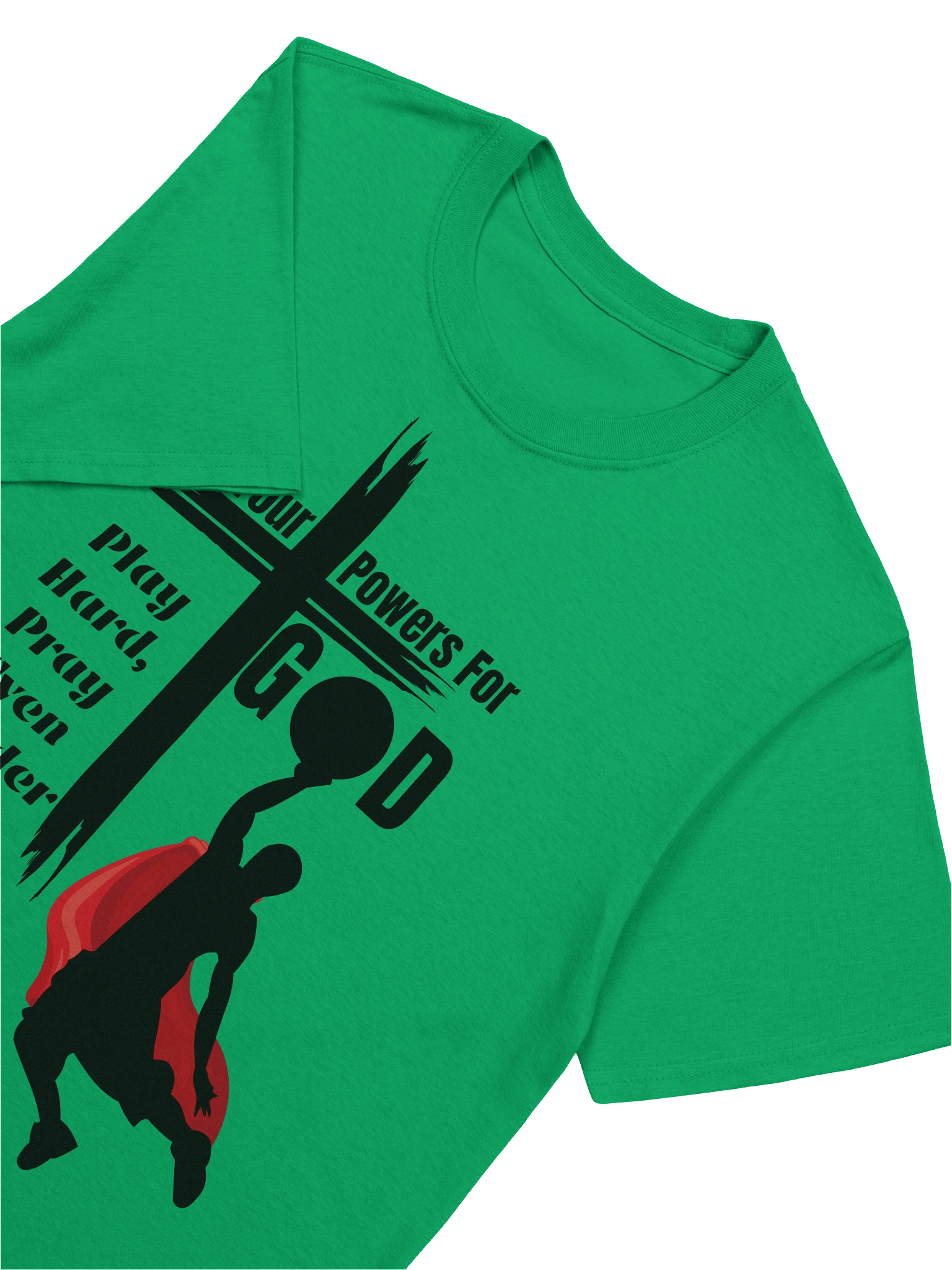 Use your powers for God - Marvel at His Goodness, Christian Basketball Player Superhero T-Shirt product image (12)