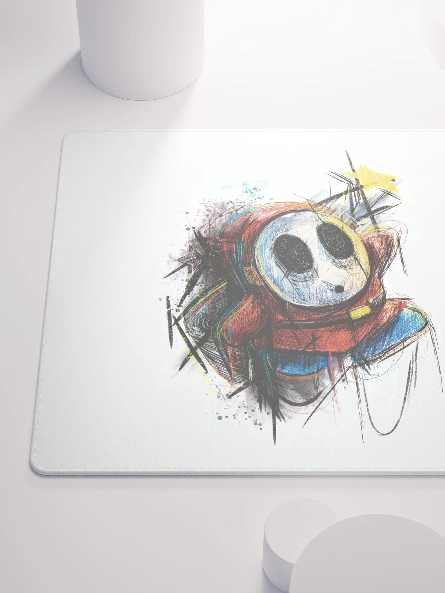 Shy Guy by StephyJ Gaming Mouse Pad product image (10)