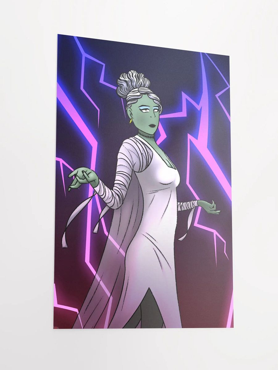 "Ingrid as the Bride of Frankenstein" Poster (no text) product image (2)