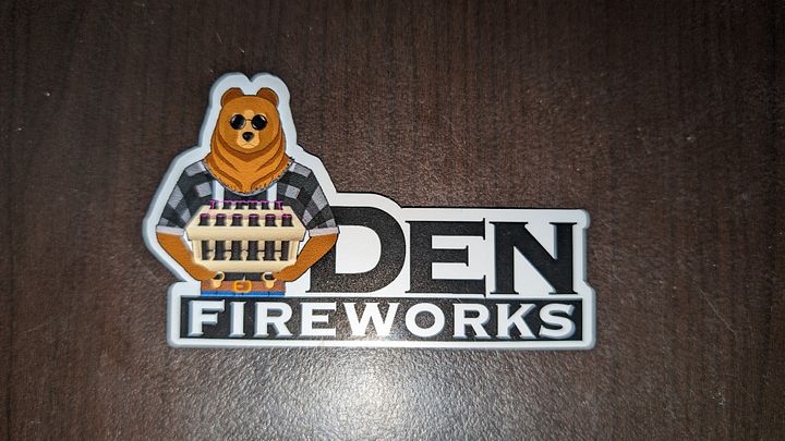 Den Fireworks Sticker product image (1)