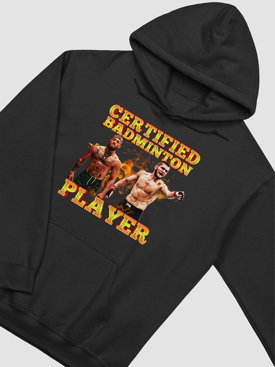 Certified Badminton Player Hoodie product image (3)