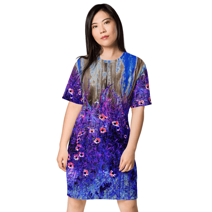 Vibrant Summer Daises Women's T Shirt Dress product image (1)