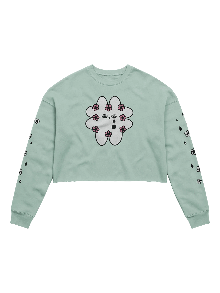 WLS_Crop top sweatshirt with print product image (1)