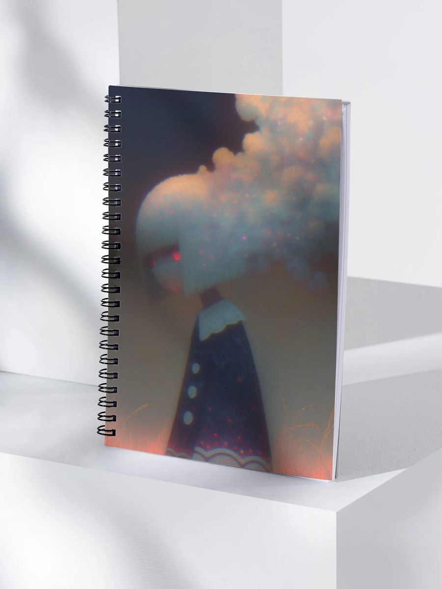 Whimsical Cloud Spiral Notebook product image (4)