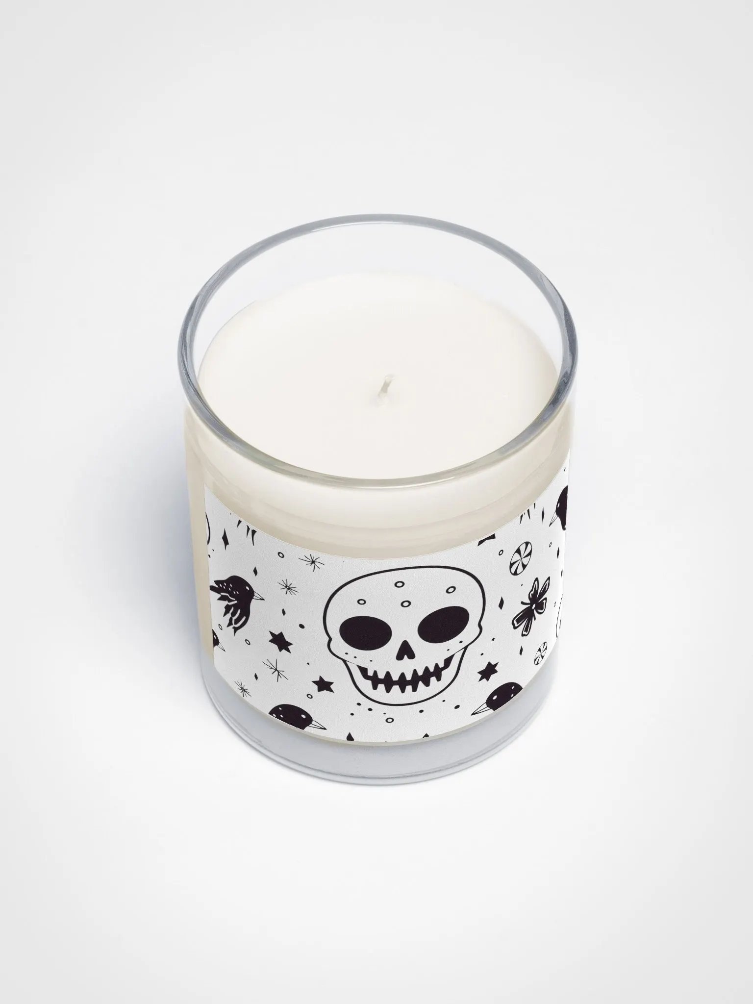 🌙 Cool Crow & Skull Motif Soy Candle 🕯️ product image (3)