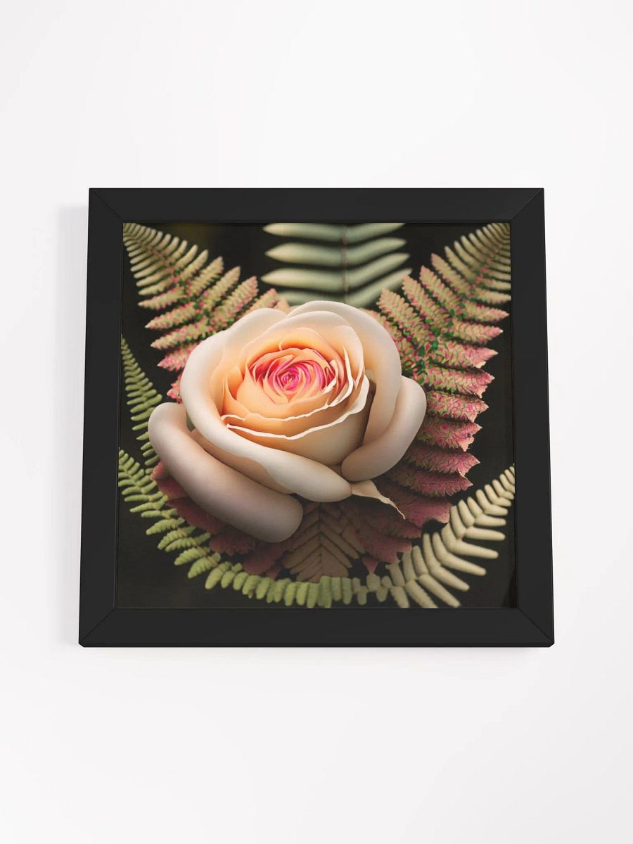 Framed High-Quality Matte Poster: Elegant Rose in Bloom product image (17)