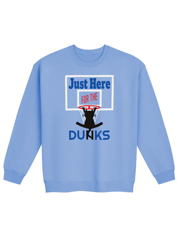 Basketball Cat (Just Here for the DUNKS) - Unisex Adult Sweatshirt product image (13)