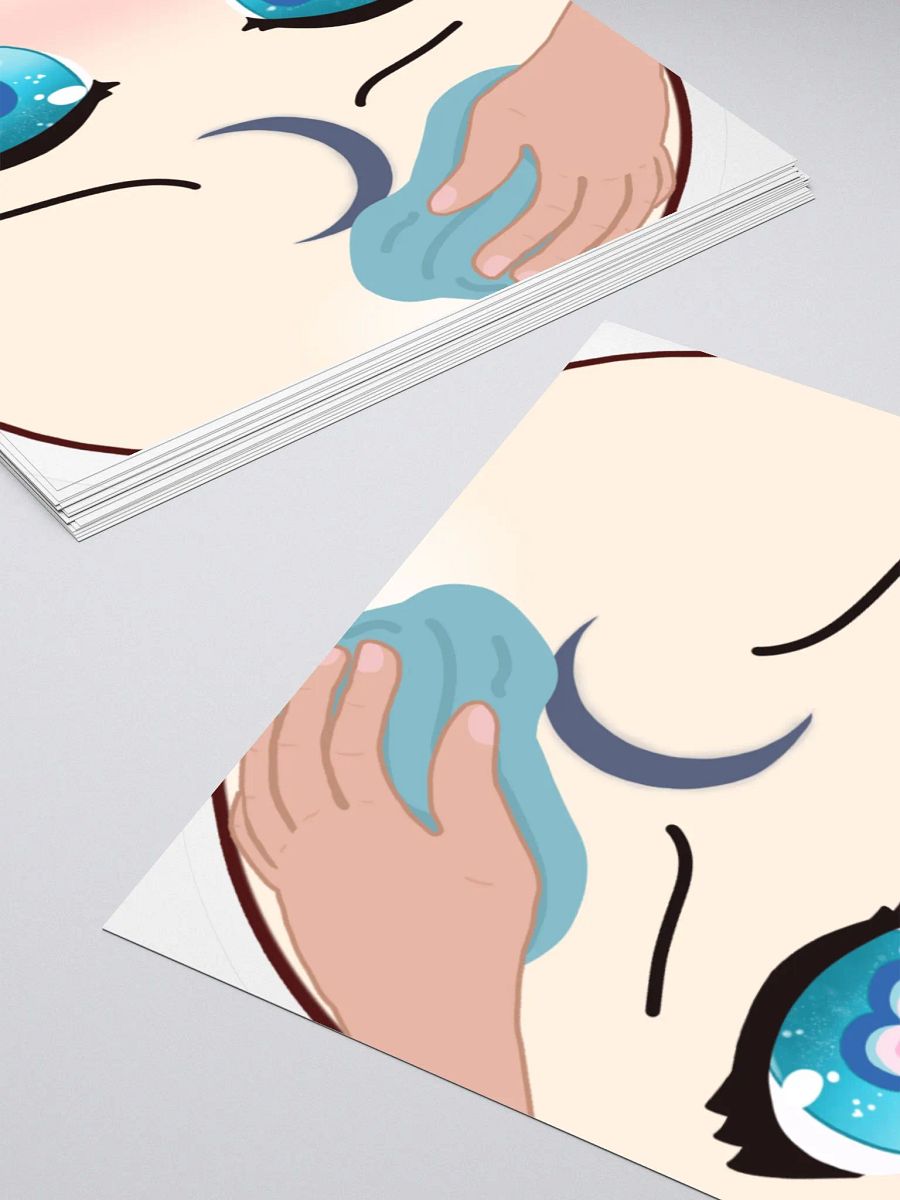 oh no im being polished sticker product image (11)