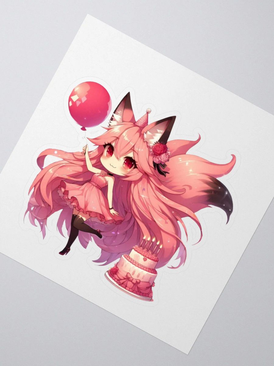 Chibi Fox Birthday Celebration Stickers product image (6)