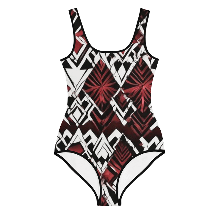 Dynamic Geometric Youth Swimsuit product image (1)