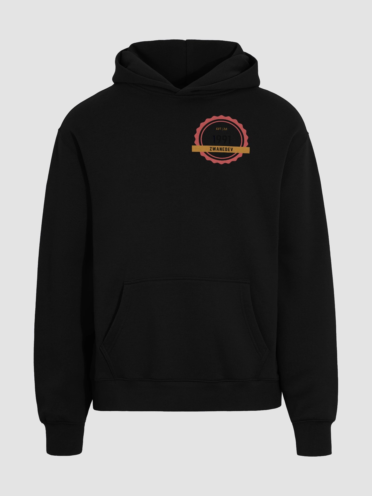 ZwaneDev | Black Simple Hoodi Ξ product image (3)