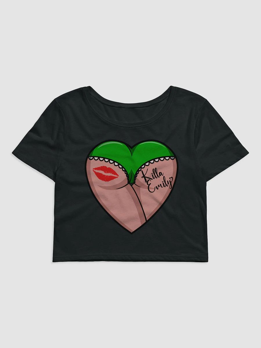 GREEN KILLA EMMY HEART BUTT CROP TOP product image (1)