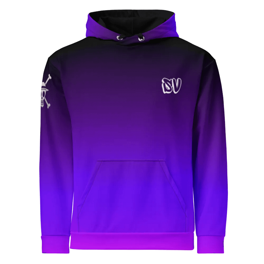 STRAIGHT VIBIN NEON COLOR FADE STYLE LUFFY HOODIE product image (10)