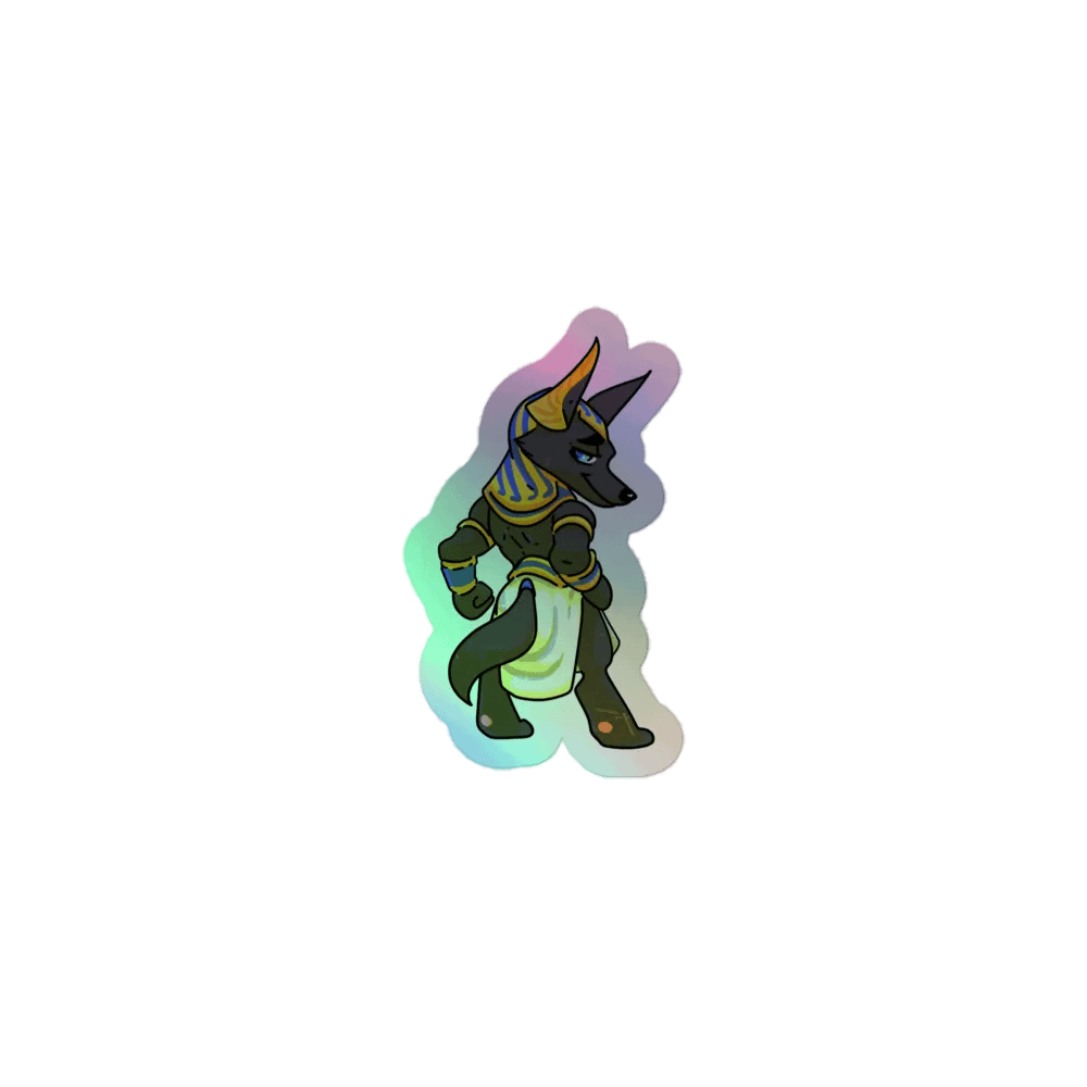 Holographic Anubis Sticker product image (1)