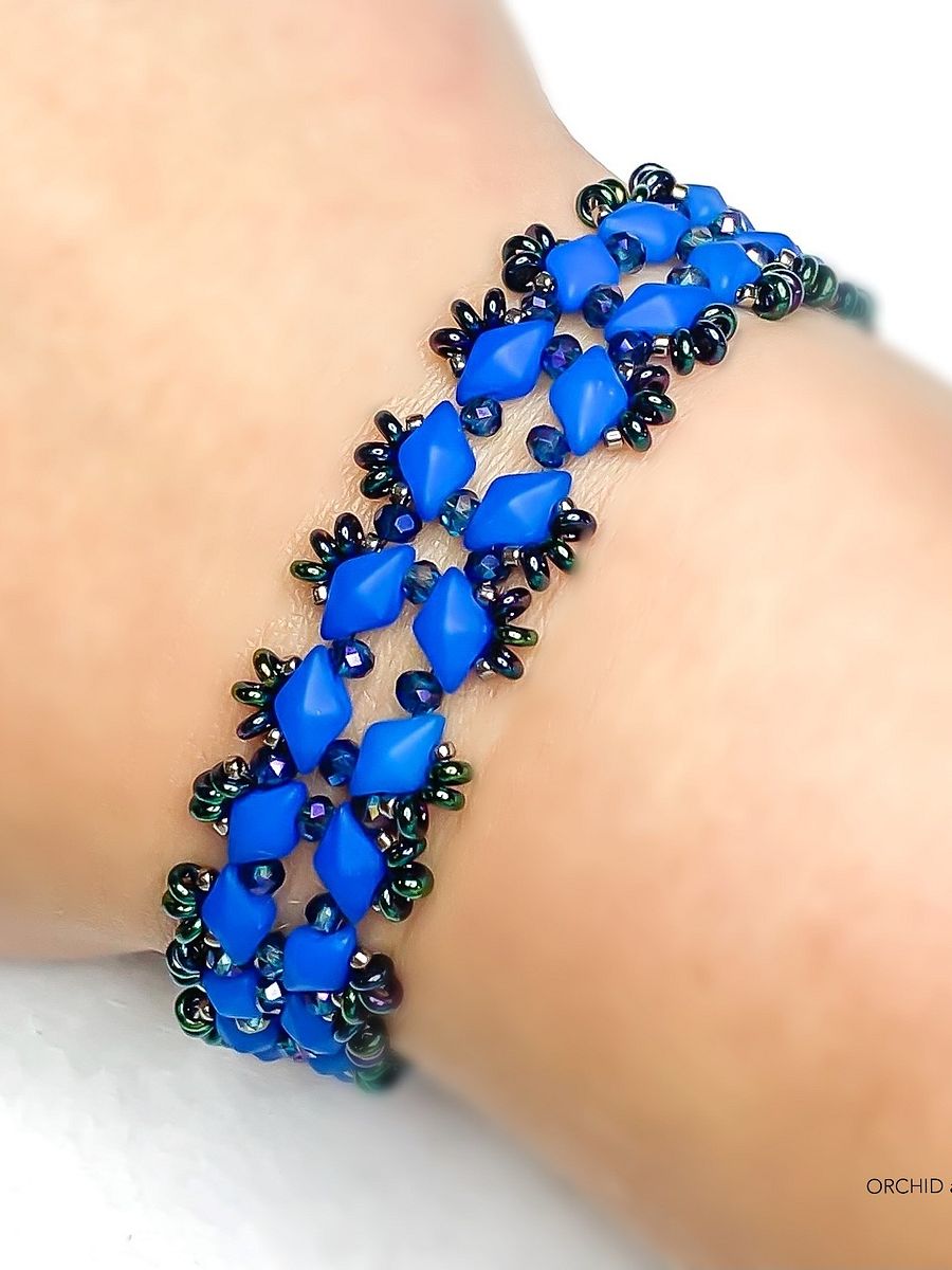 Beading Pattern – Starlight GemDuo Beaded Bracelet product image (3)