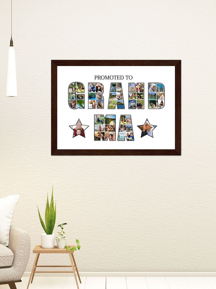 Promoted to Grandma Photo Collage Canva Template product image (7)
