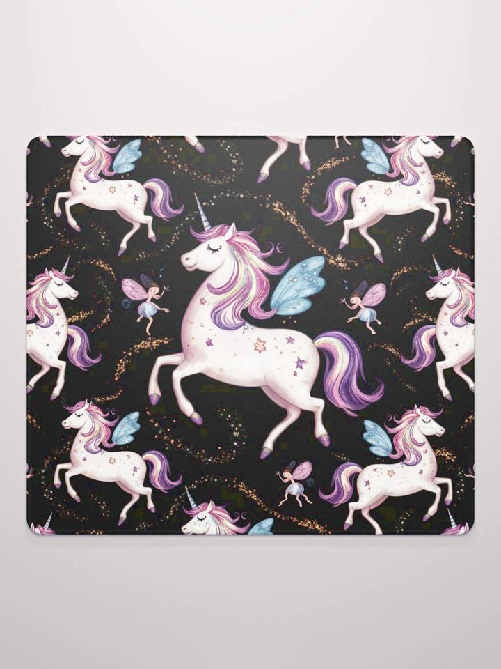 Enchanted Unicorn and Fairy Gaming Mouse Pad product image (3)