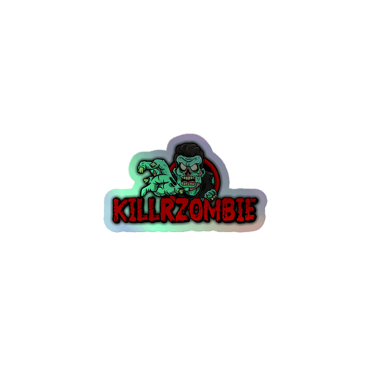 KillrZombie Logo 2 Holographic Sticker product image (1)