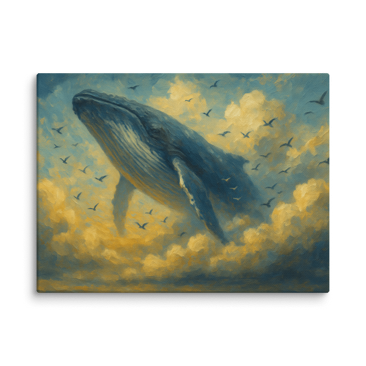 Canvas Print - Flying Whale 'Dream Weaver' product image (2)