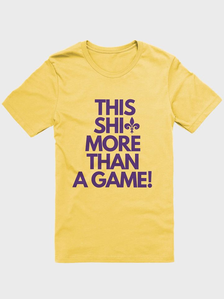 This Shit More Than A Game Shirt (Yellow and Purple) product image (1)