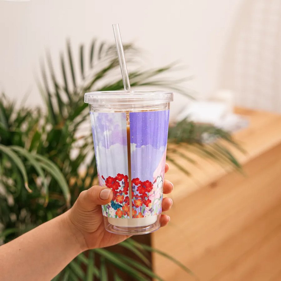 Floral Flamingo Paradise Tumbler product image (9)