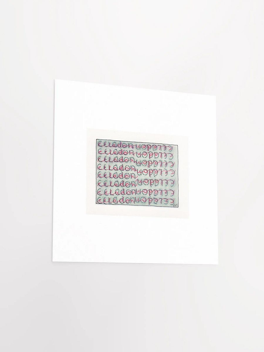 Celedon Panel Card Print product image (4)