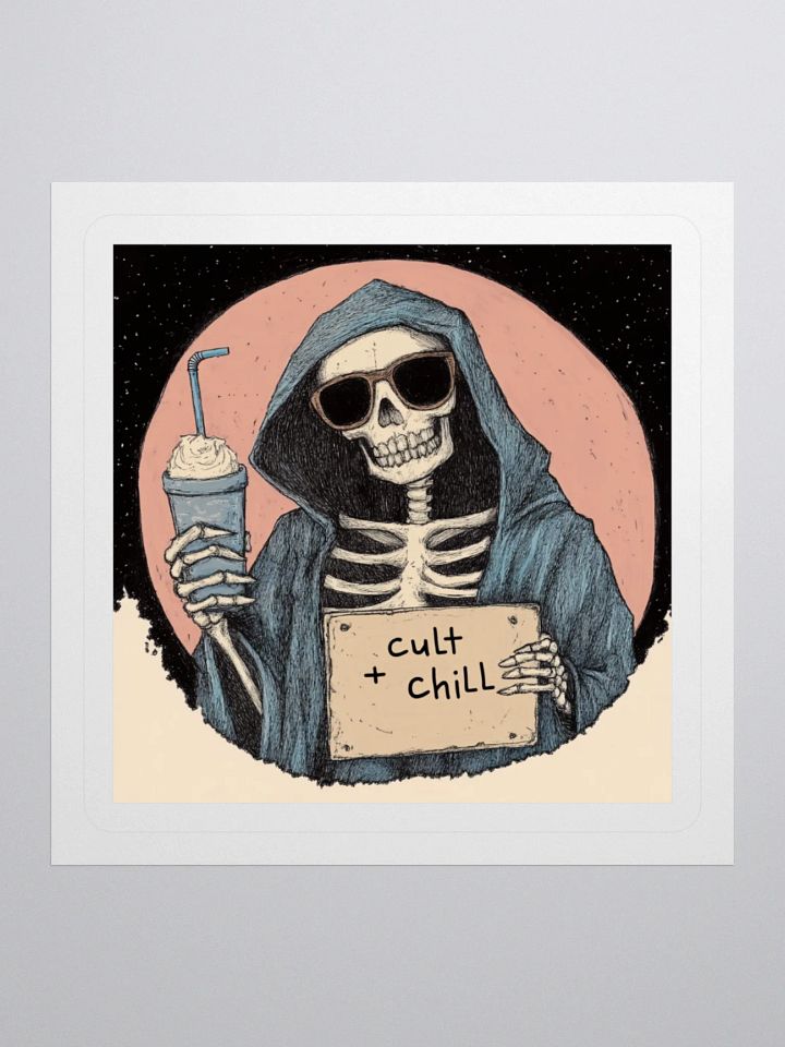 Cult & Chill Kiss-Cut Sticker product image (1)