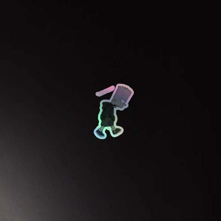 its ok not to be ok bart sticker product image (4)
